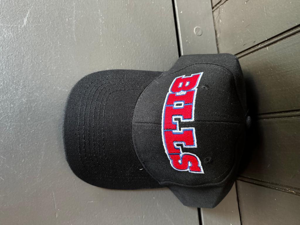 Embroidered Bills Hat Black Cap