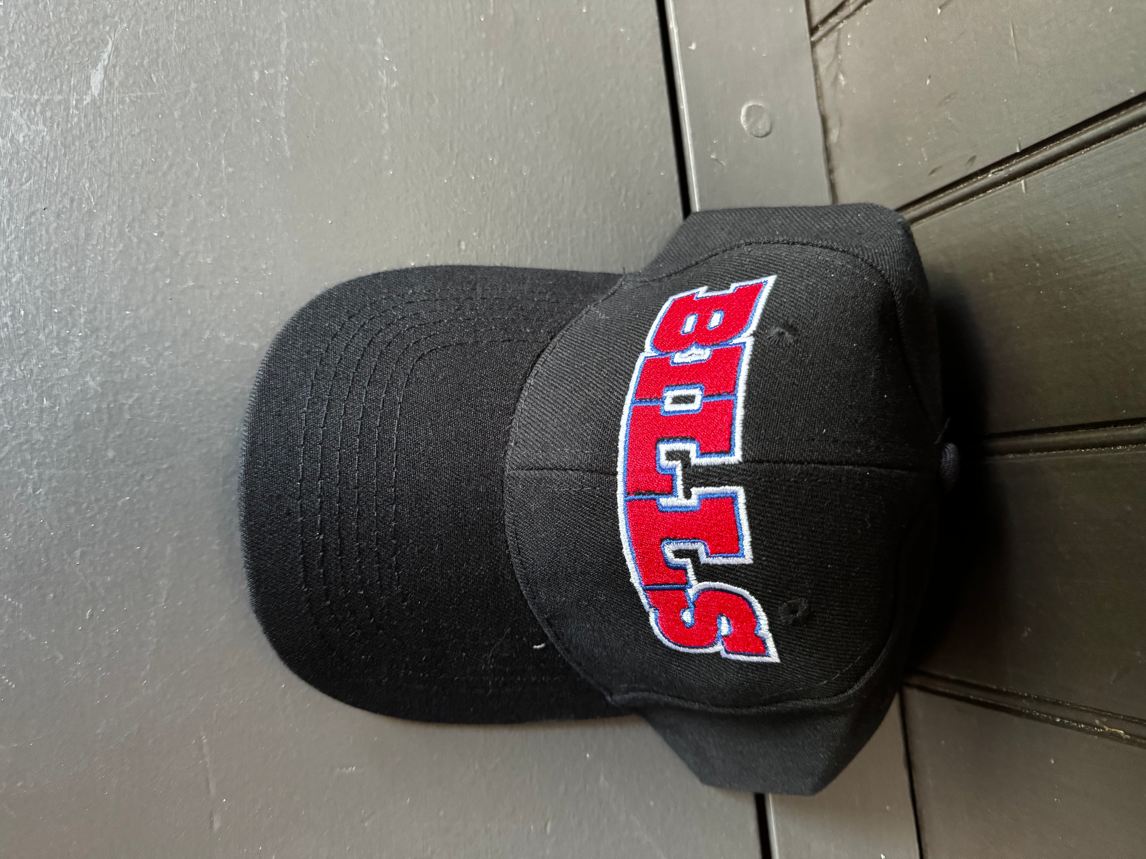 Embroidered Bills Hat Black Cap