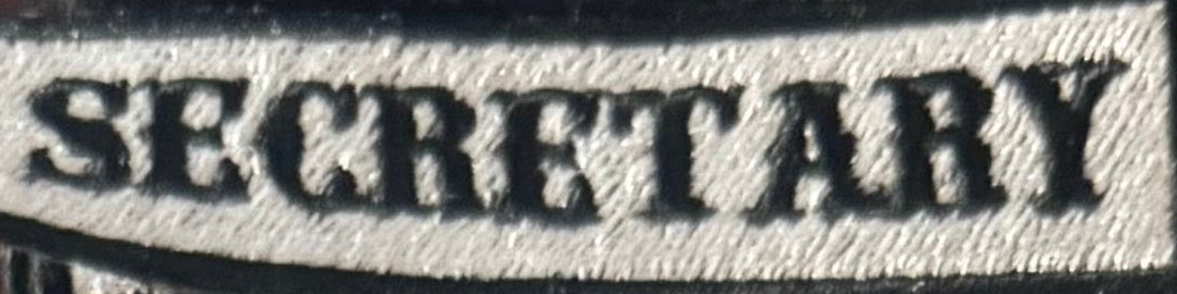 SOA Sew On Or Iron  on Secretary biker vest patches