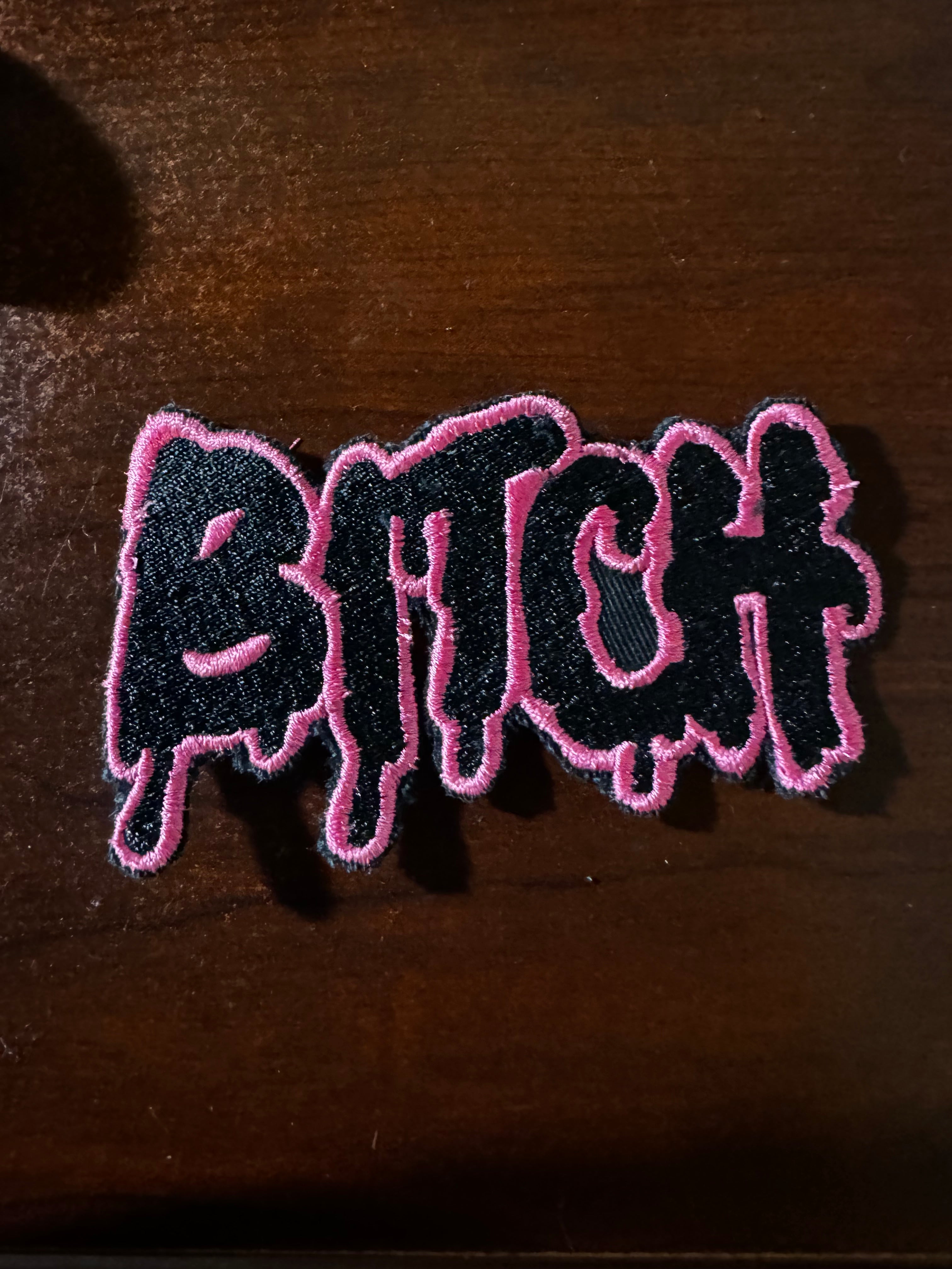 Bitch Patch Personalized Custom Iron-on