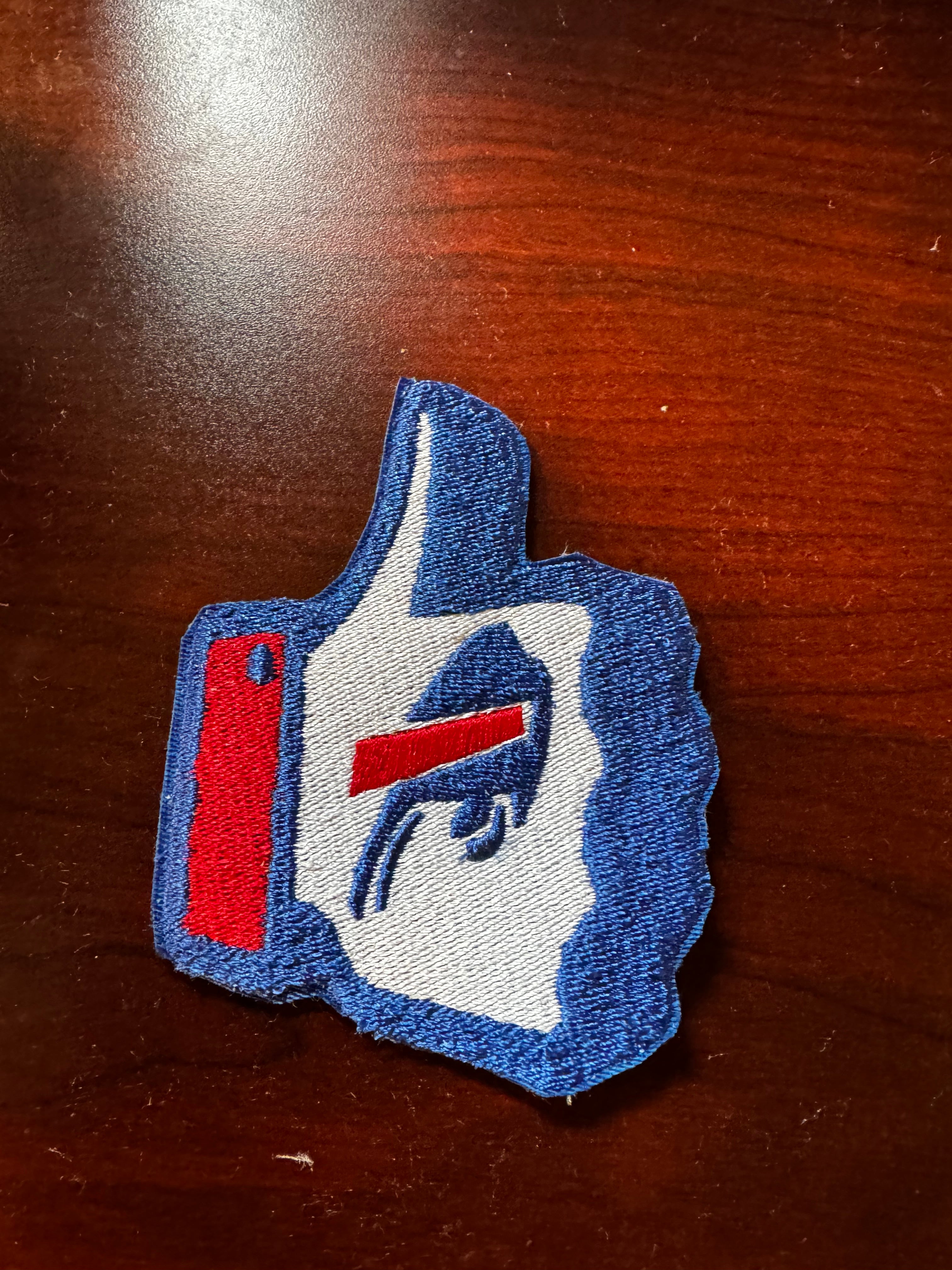 Thumbs Up Buffalo Bills Patch