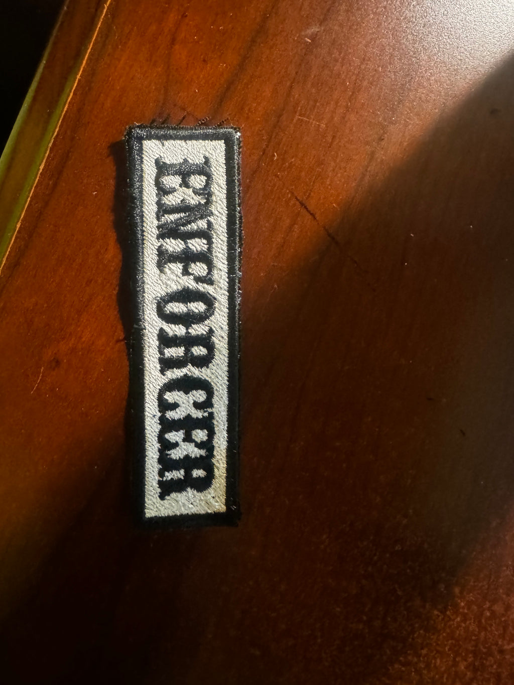 SOA “Enforcer” Sew On Or Iron  on biker vest patches