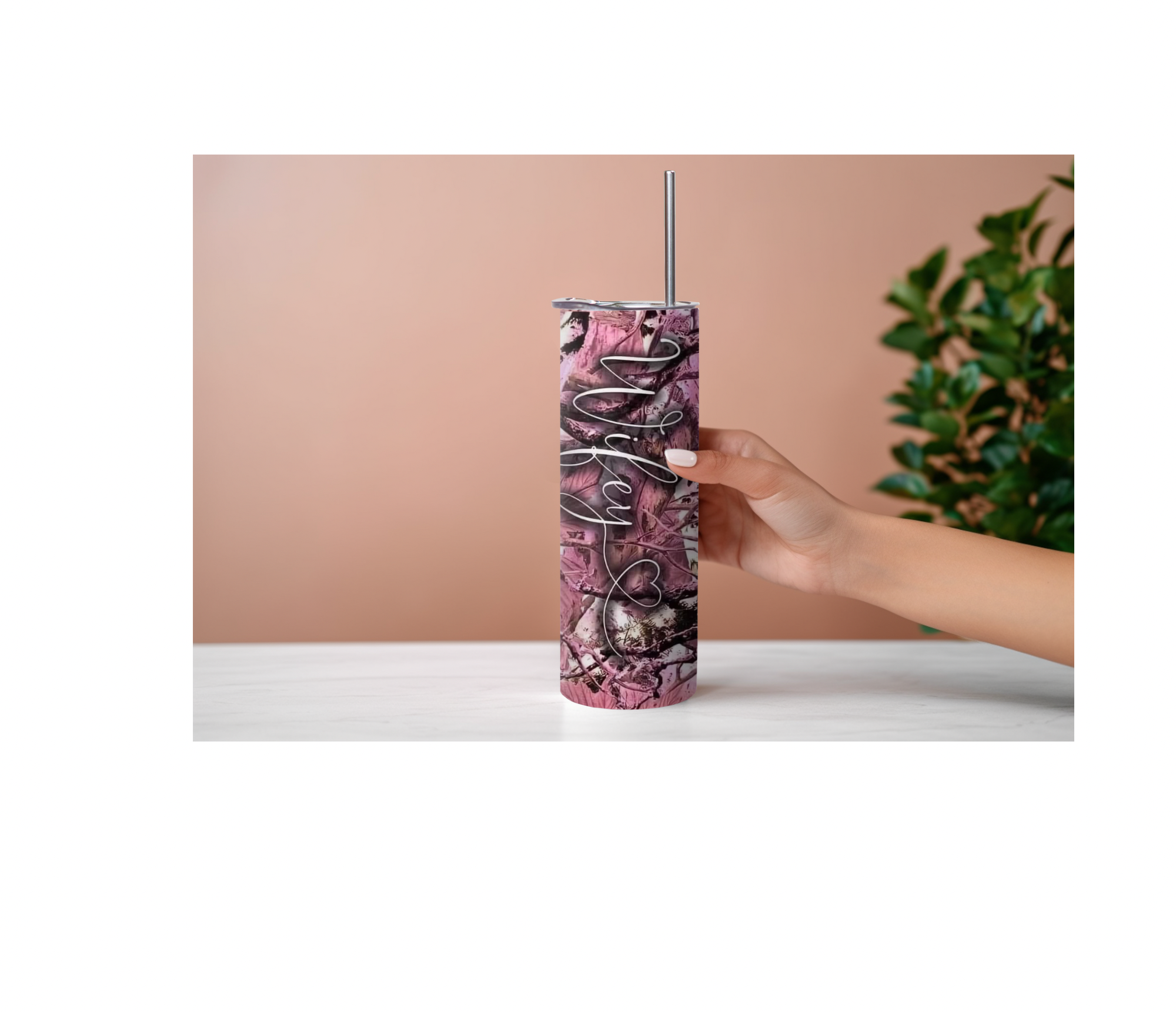 Wifey  20oz Skinny Tumbler  20oz stainless steel
