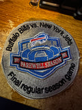 4x4 Buffalo Vs Jets Final Regular Season Game Iron On Patches