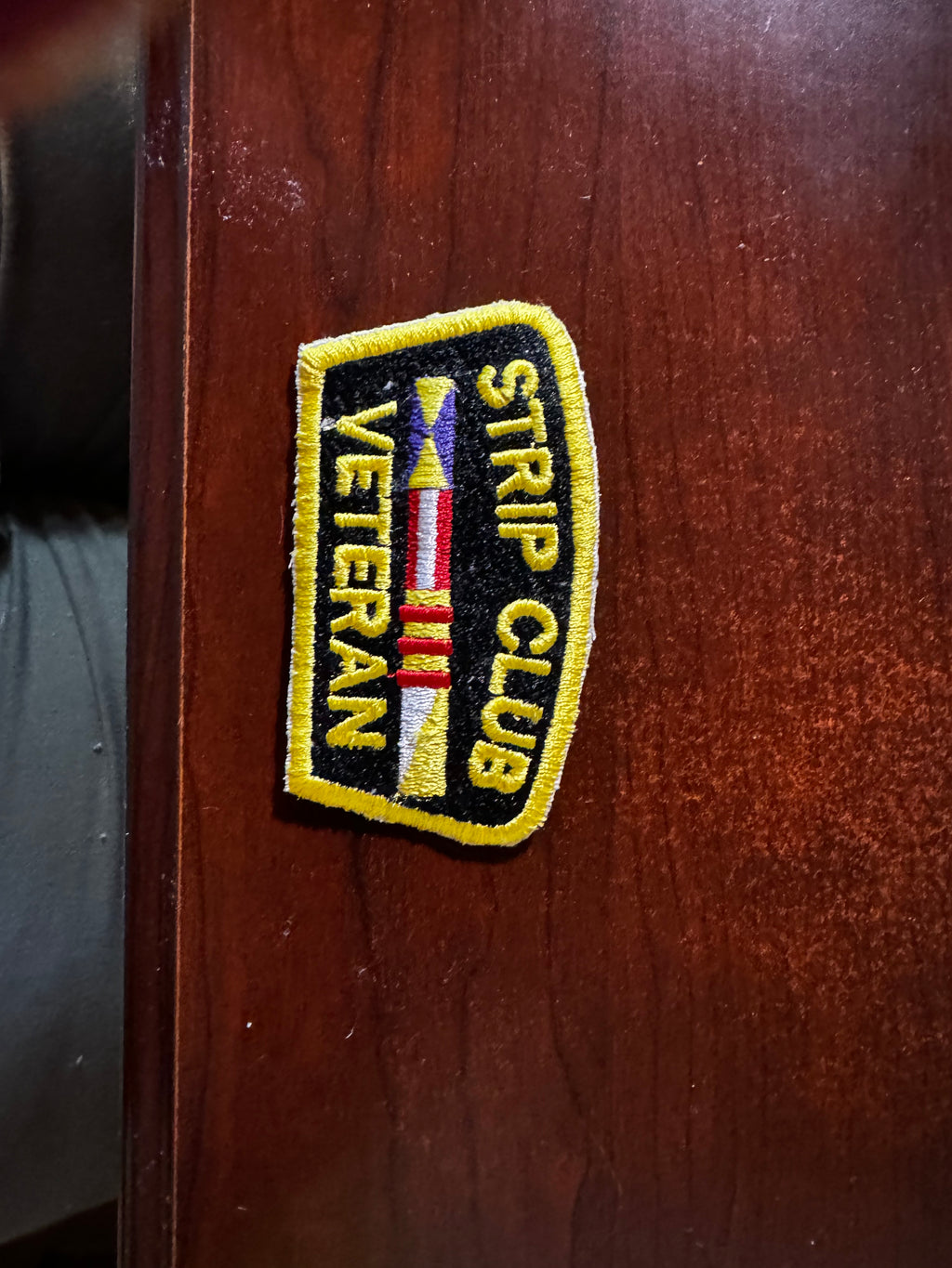 Veteran Strip Club Embroidered iron on patches