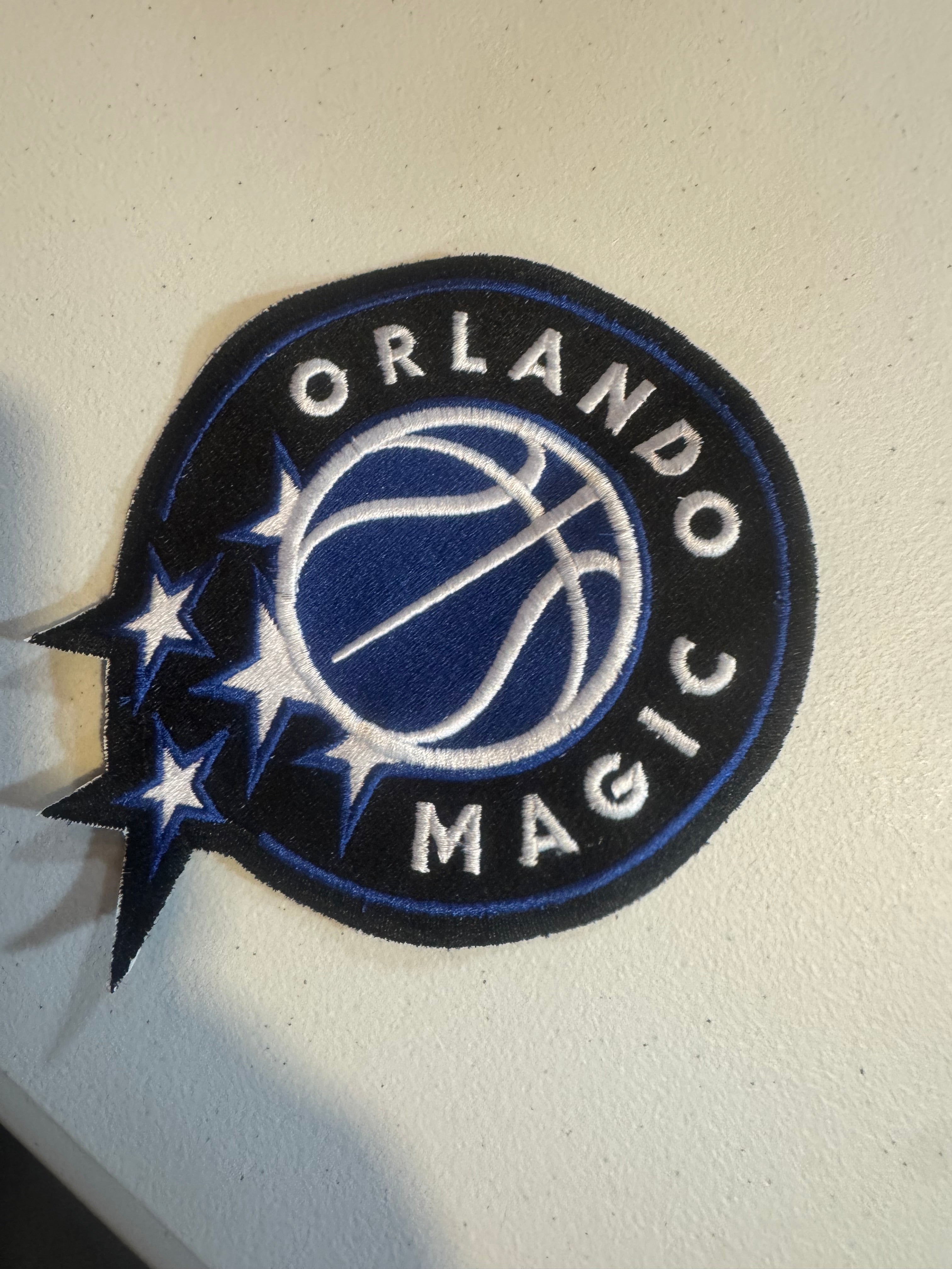 4x4 In Round Orlando Magic Embroidered Iron On Patch