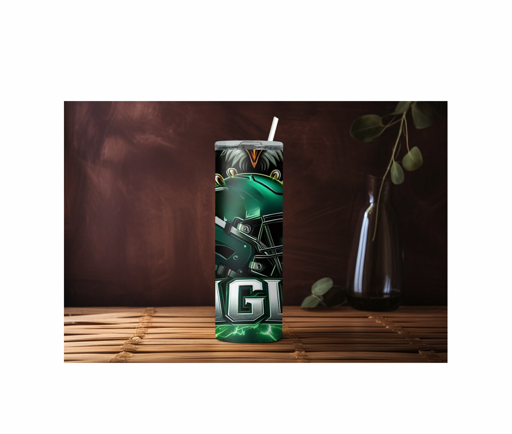 Philadelphia Eagles 20 oz Skinny Tumbler Sublimation Football