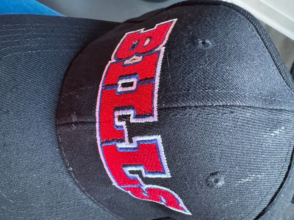 Embroidered Bills Hat Black Cap