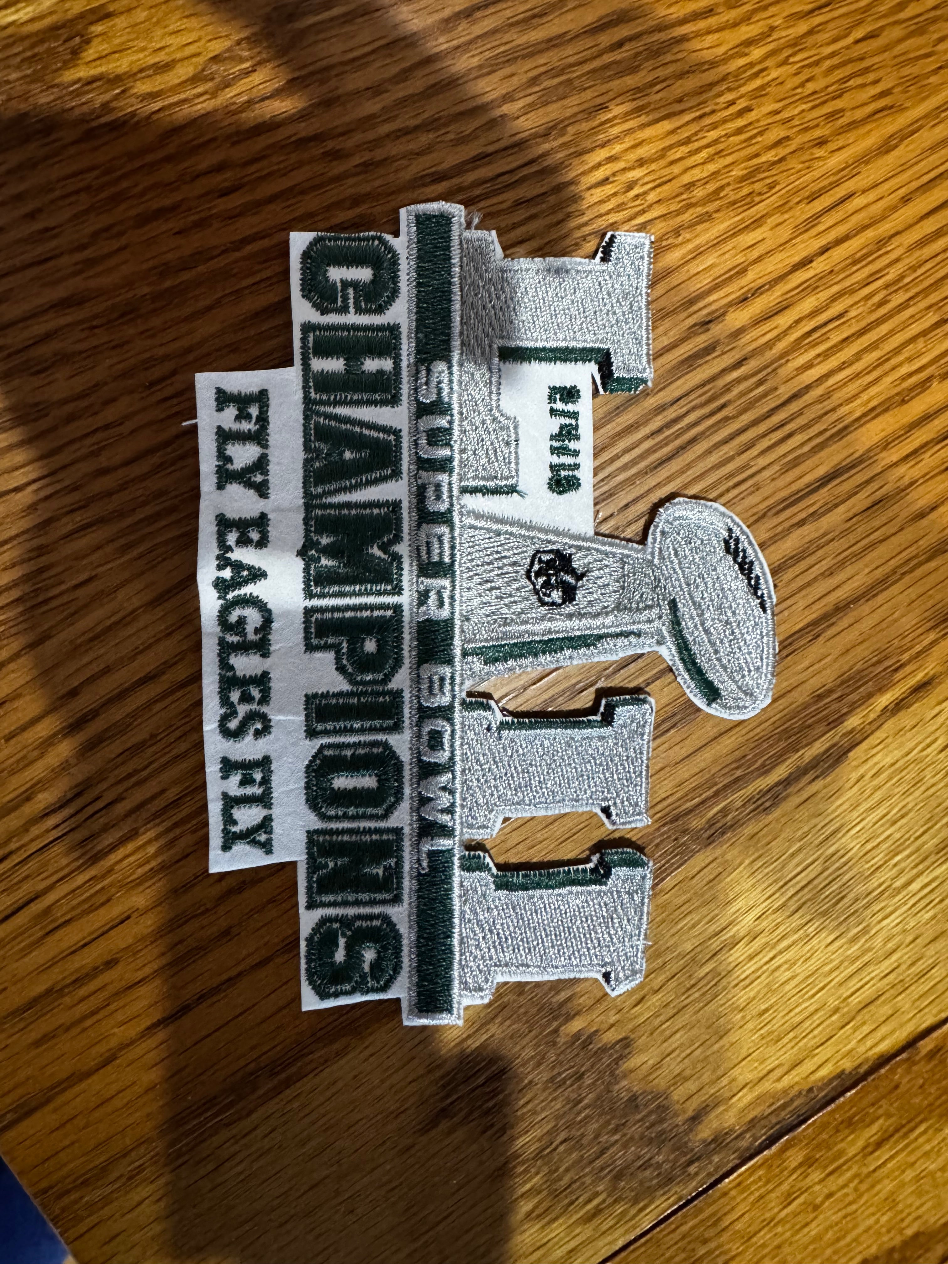 2018 Eagles Super Bowl Iron On Patch