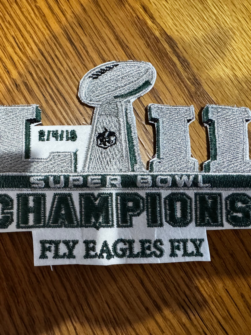 2018 Eagles Super Bowl Iron On Patch