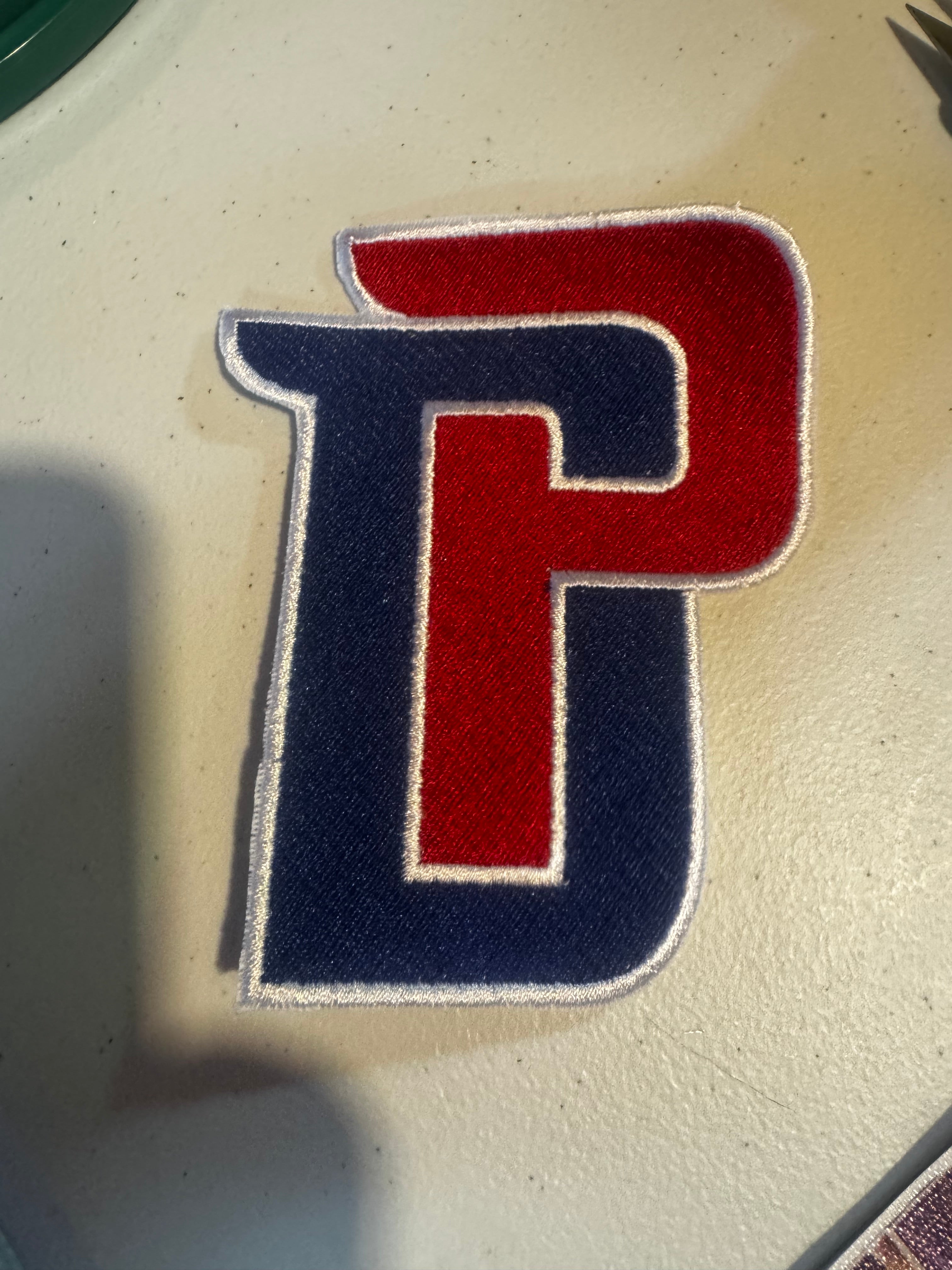 5x4 Detroit Pistons Basketball Embroidered Iron On Patch MADE TO ORDER
