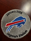 4 X 4 Inch Oval January 2026 Highmark Stadium Iron On Patch