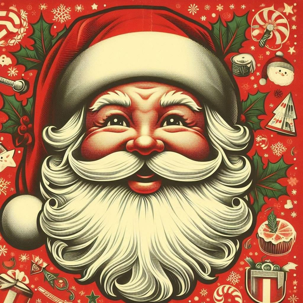 20 oz Santa Clause Skinny Sublimation Skinny Tumbler